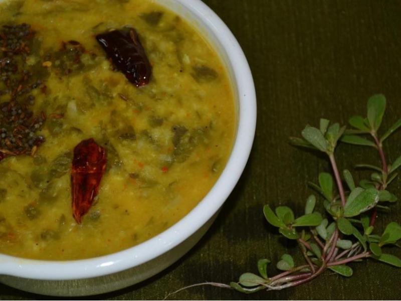 Purslane / Paruppu Keerai&nbsp;Curry