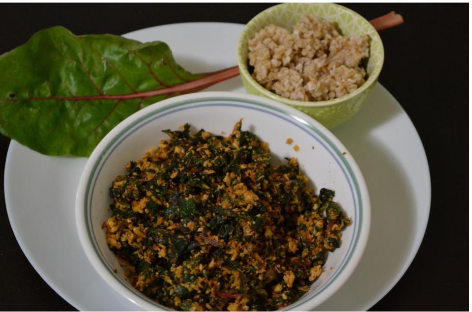 Swiss Chard With Egg&nbsp;Stir-Fry