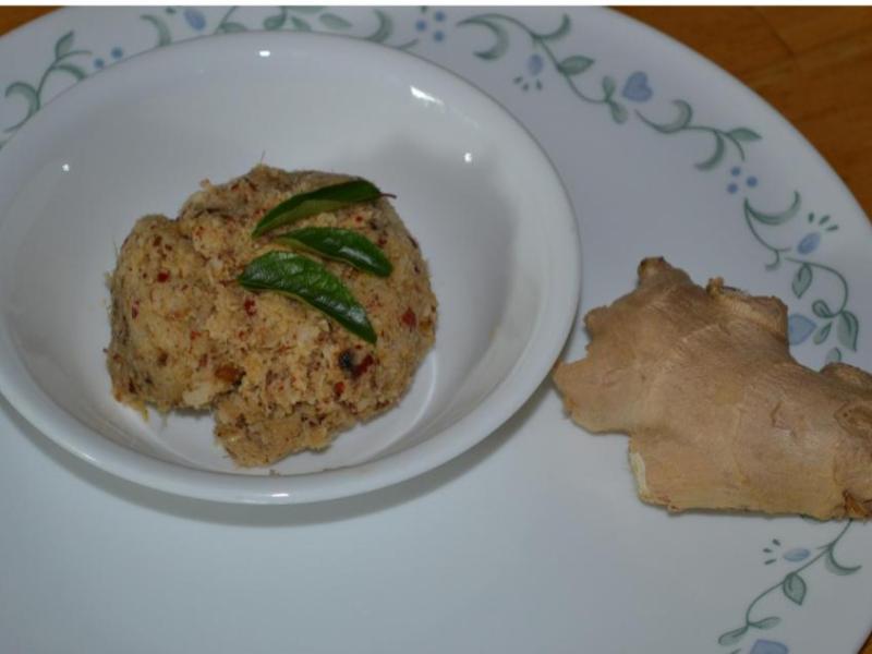 Ginger Chutney/ Thuvaiyal