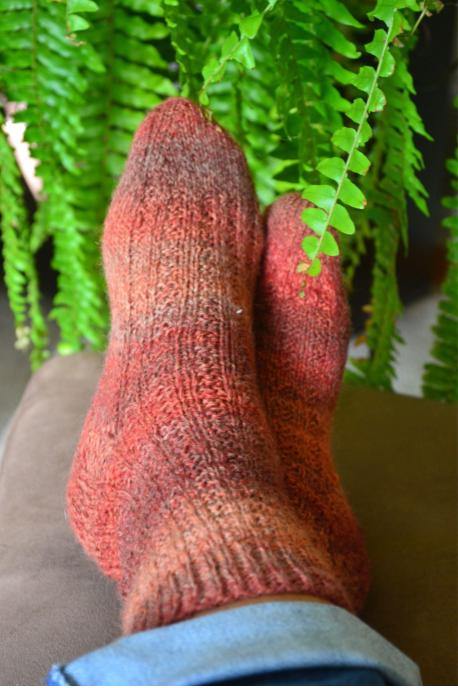 Blueberry Waffle Socks