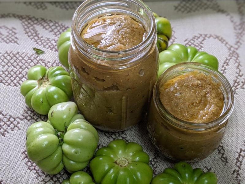 Green tomato Pickle/Thokku