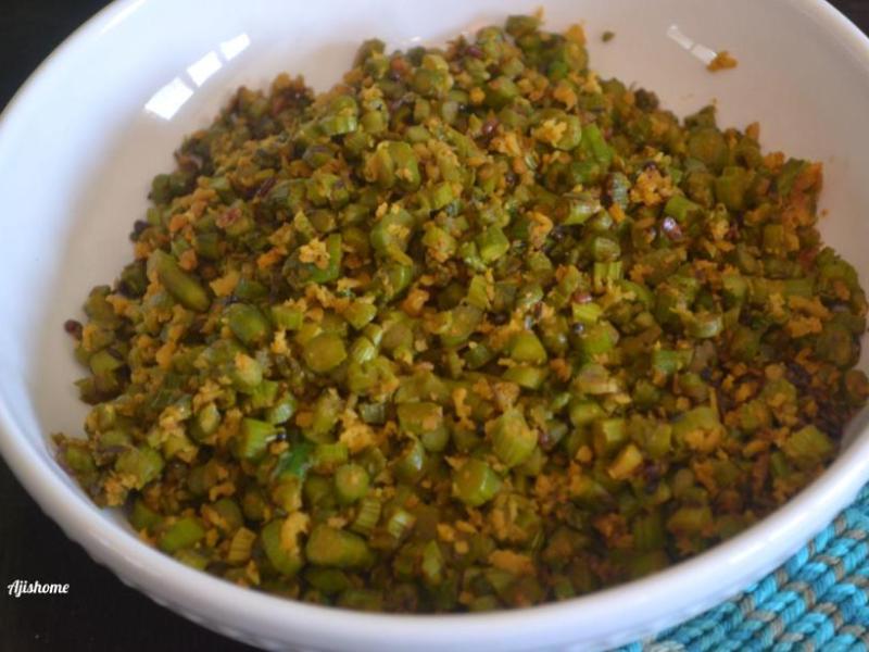 Indian Style Asparagus Recipe with Coconut And&nbsp;Spices