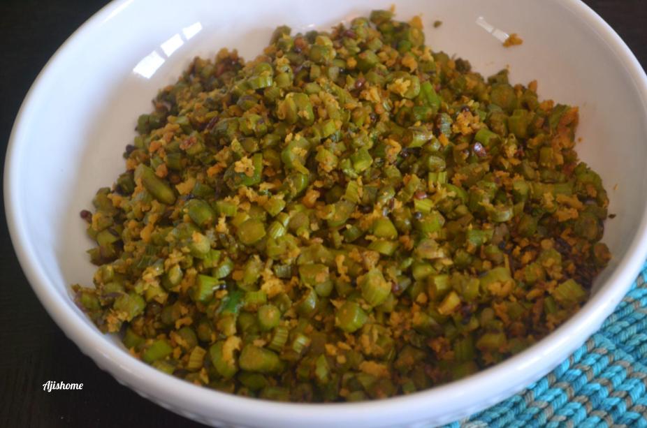 Indian Style Asparagus Recipe with Coconut And&nbsp;Spices