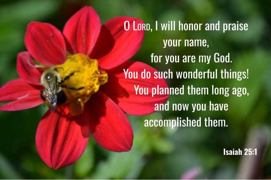 Isaiah 25:1