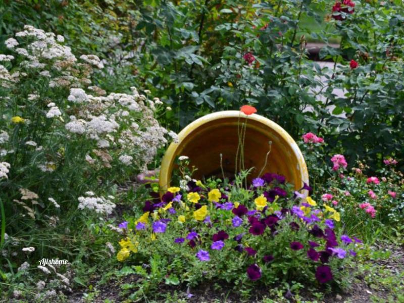 Enhance Your Garden with Spilled&nbsp;Flowerpot