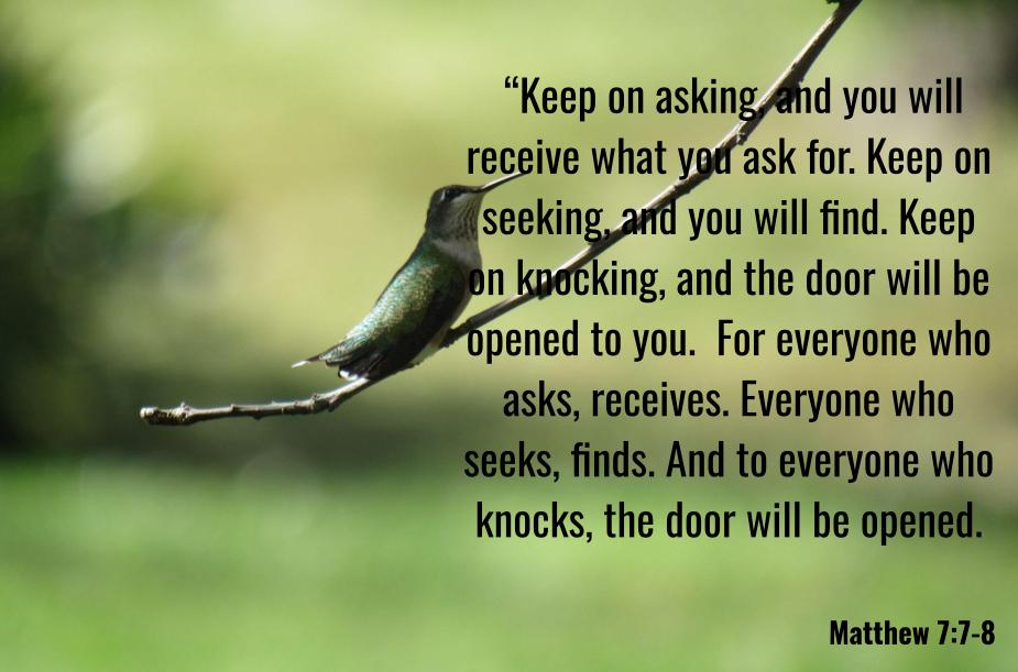 Matthew 7:7-8