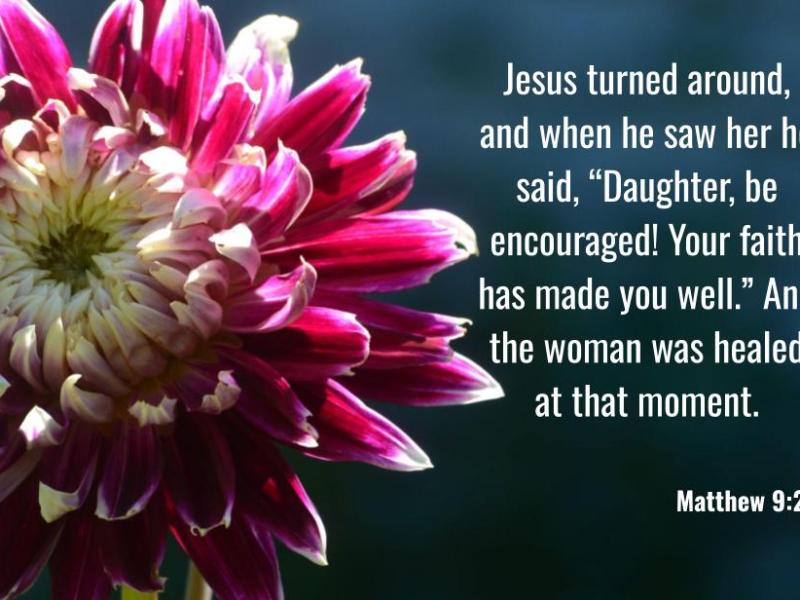 Matthew 9:22