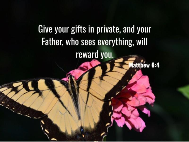 Matthew 6 :4